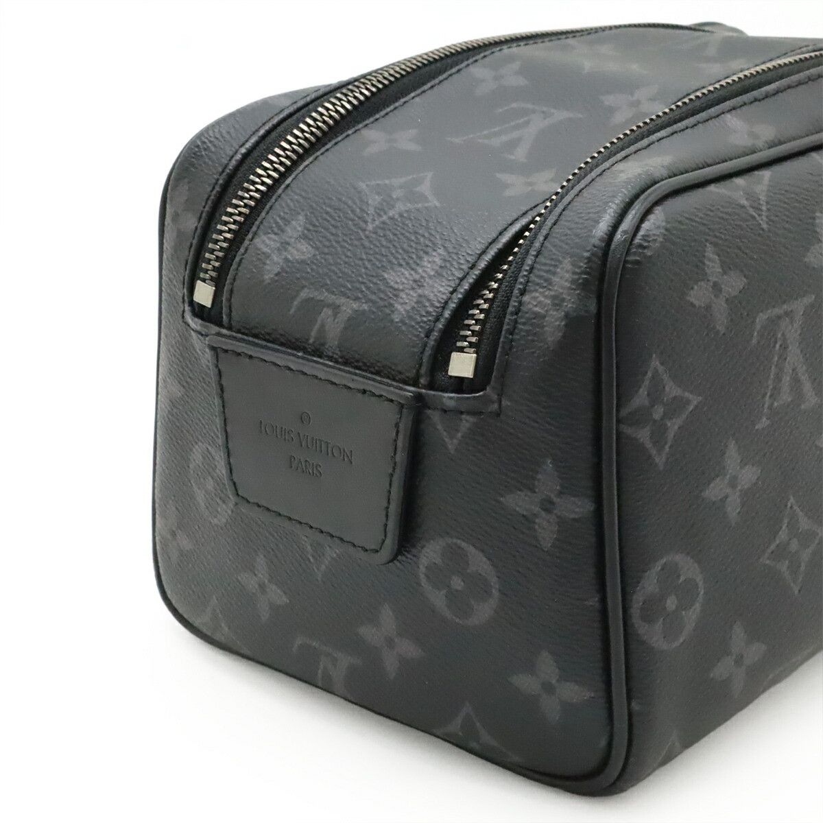 Louis Vuitton Louis Vuitton Louis Vuitton Monogram Eclipse Clutch Bag Textile Vanity Bag M46354 DUTY FREE for USA Size ONE SIZE - 7 Thumbnail