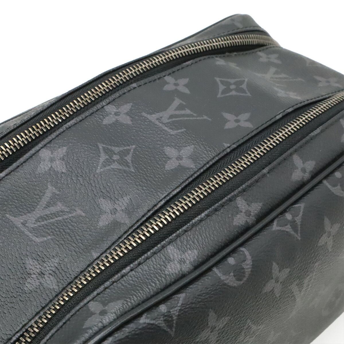 Louis Vuitton Louis Vuitton Louis Vuitton Monogram Eclipse Clutch Bag Textile Vanity Bag M46354 DUTY FREE for USA Size ONE SIZE - 6 Thumbnail