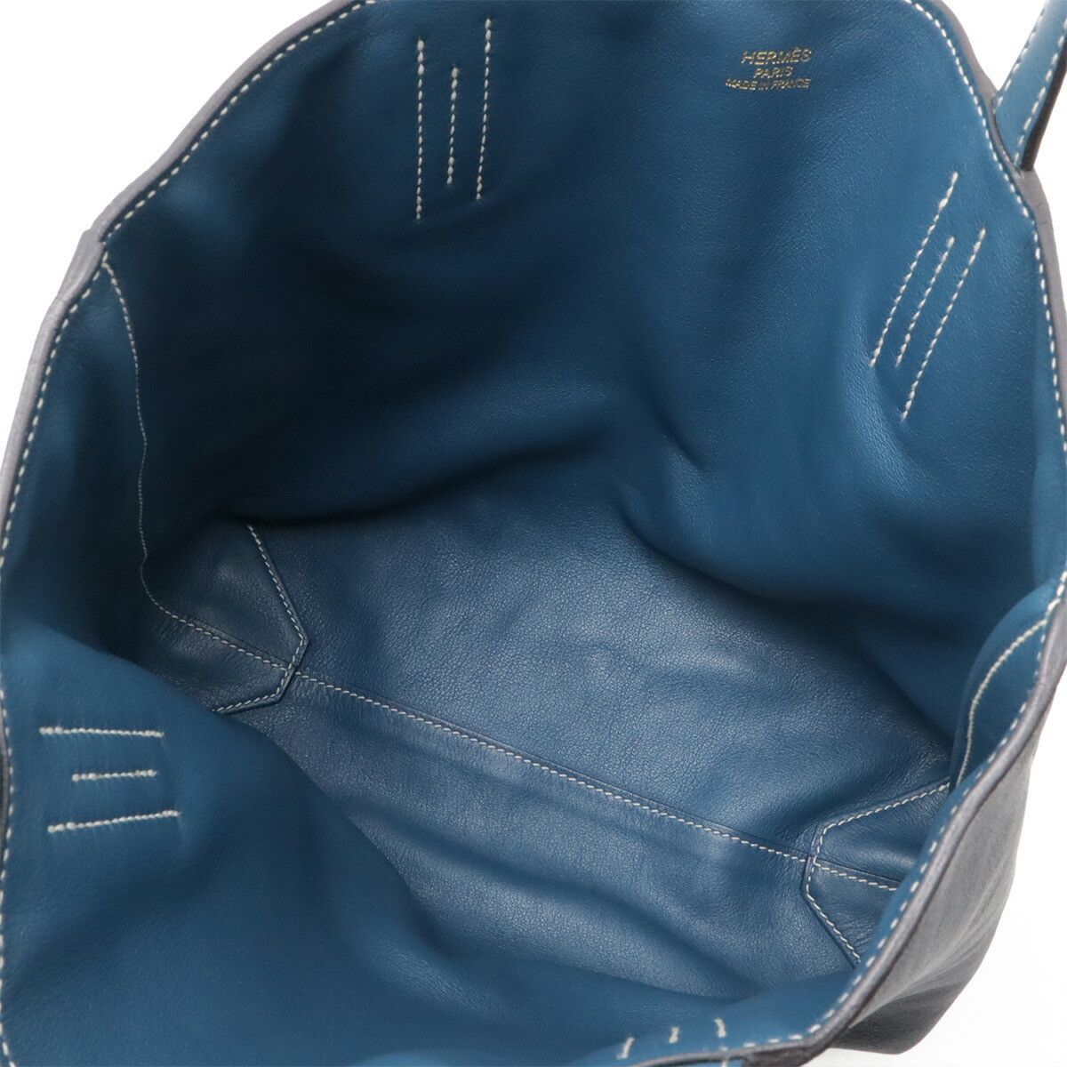 Hermes Hermes Hermes Double Sens28 Calfskin Tote Bag Leather Tote Bag JO DUTY FREE for USA Size ONE SIZE - 5 Thumbnail