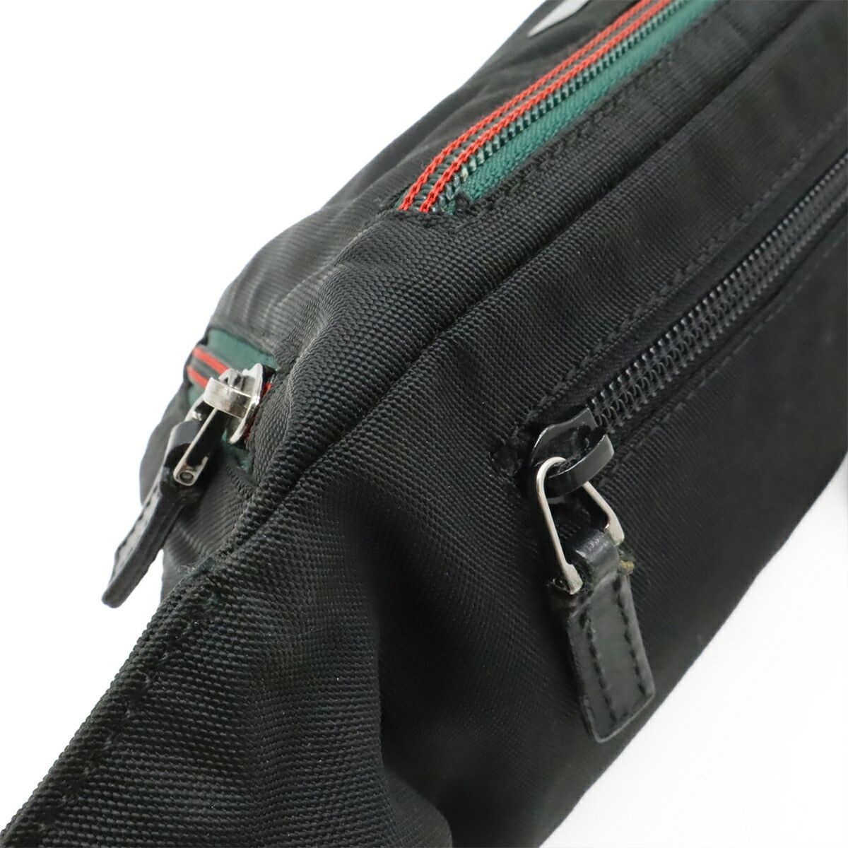 Gucci Gucci Gucci Nylon Canvas Waist Bag Textile Belt Bag 122350 DUTY FREE for USA Size ONE SIZE - 4 Thumbnail