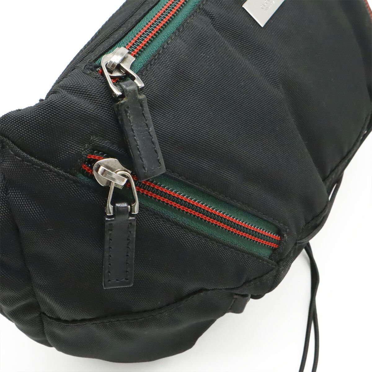 Gucci Gucci Gucci Nylon Canvas Waist Bag Textile Belt Bag 122350 DUTY FREE for USA Size ONE SIZE - 6 Thumbnail