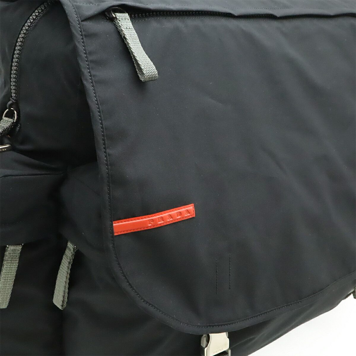 Prada Prada Prada Nylon Messenger Bag Textile Shoulder Bag 4VA576 DUTY FREE for USA Size ONE SIZE - 9 Thumbnail