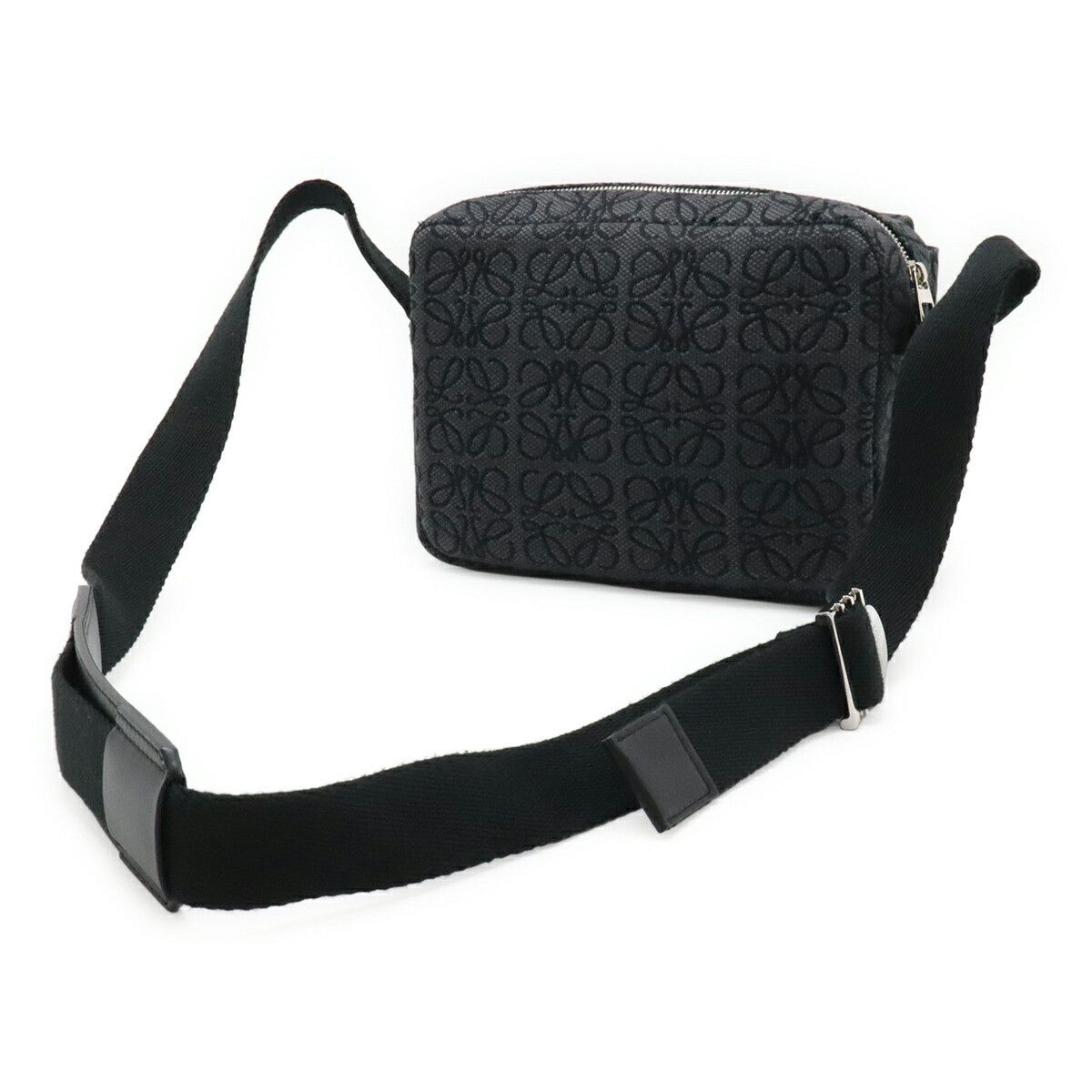 Loewe Loewe Loewe Repeat Anagram Canvas Shoulder Bag Textile Crossbody Bag DUTY FREE for USA Size ONE SIZE - 2 Thumbnail