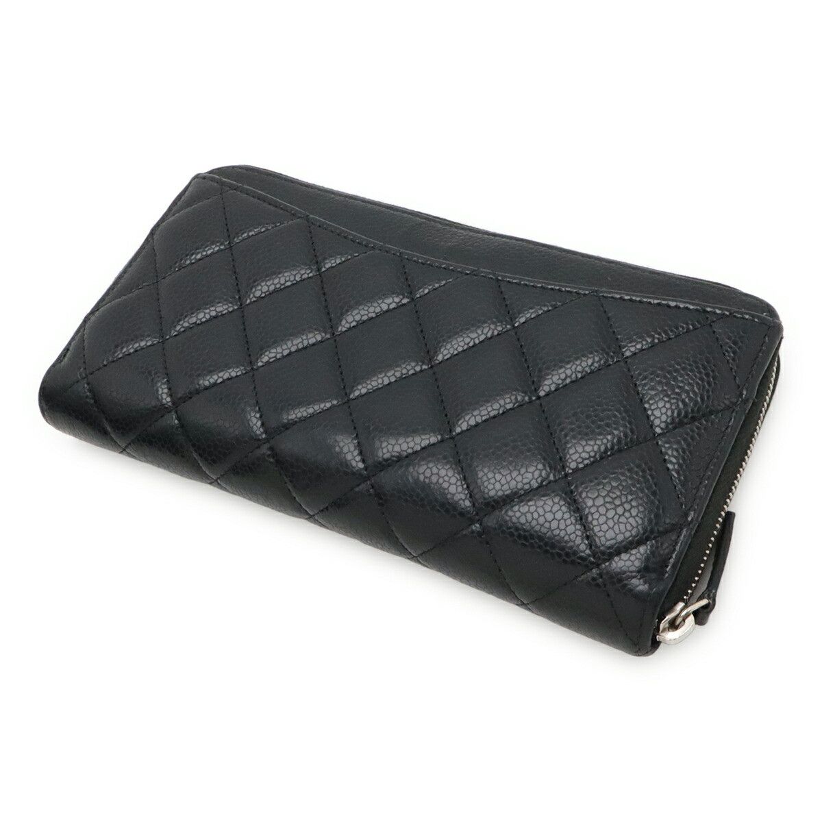 Chanel Chanel Chanel Caviar Skin Long Wallet Leather Long Wallet AP0242 DUTY FREE for USA Size ONE SIZE - 2 Thumbnail