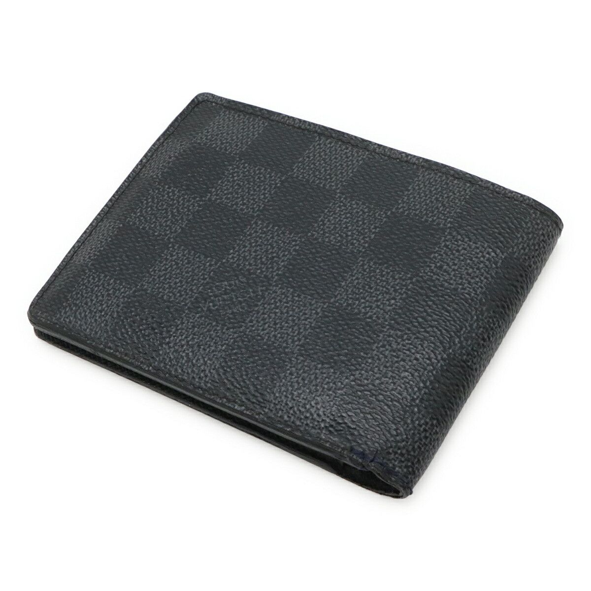 Louis Vuitton Louis Vuitton Louis Vuitton Damier Graphite Bifold Wallet Textile Short Wallet N62663 DUTY FREE for USA Size ONE SIZE - 2 Thumbnail