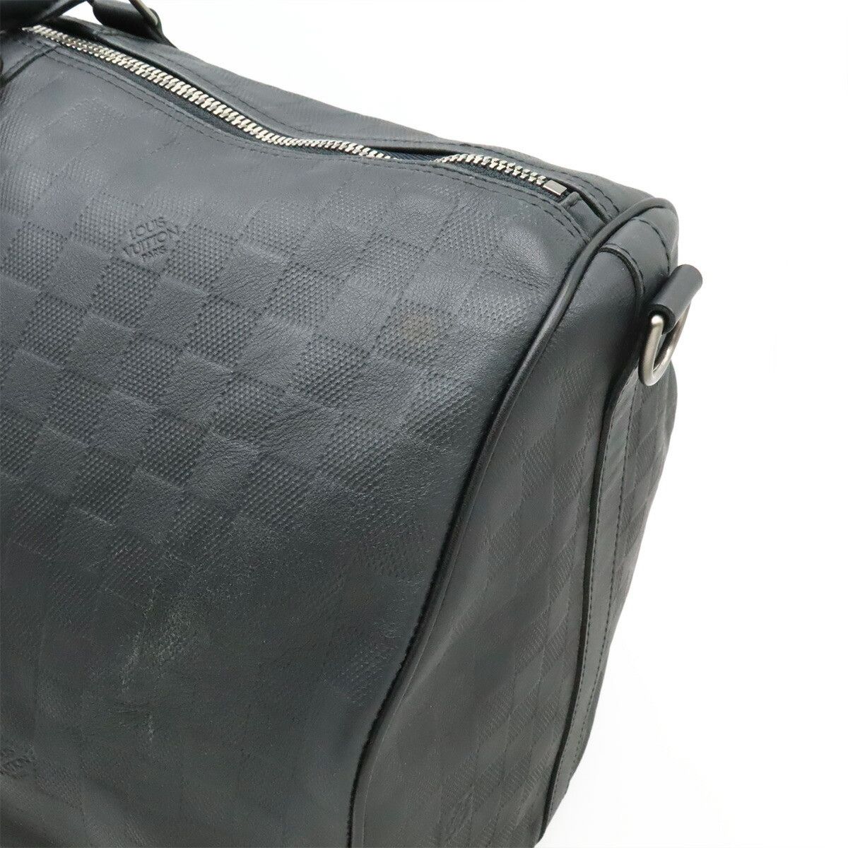 Louis Vuitton Louis Vuitton Louis Vuitton Keepall Bandouliere Damier Infini boston bag Leather Travel Bag N41144 DUTY FREE for USA Size ONE SIZE - 8 Thumbnail