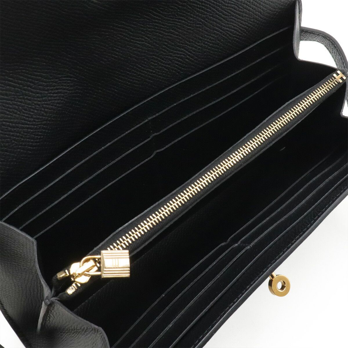 Hermes Hermes Hermes Kelly Wallet Long Leather Wallet Leather Long Wallet D DUTY FREE for USA Size ONE SIZE - 5 Thumbnail