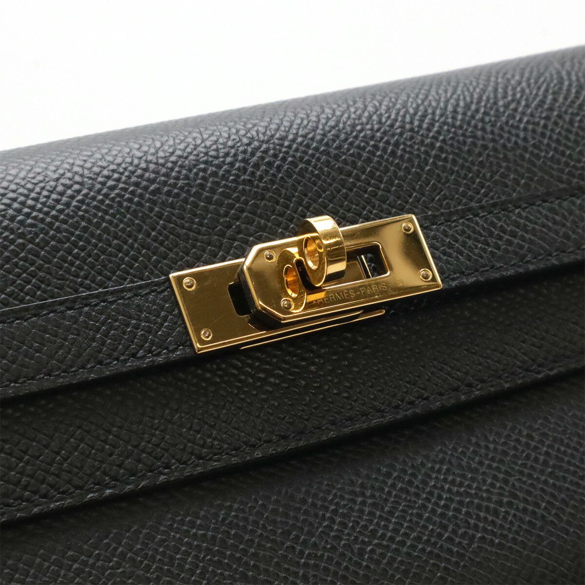 Hermes Hermes Hermes Kelly Wallet Long Leather Wallet Leather Long Wallet D DUTY FREE for USA Size ONE SIZE - 4 Thumbnail