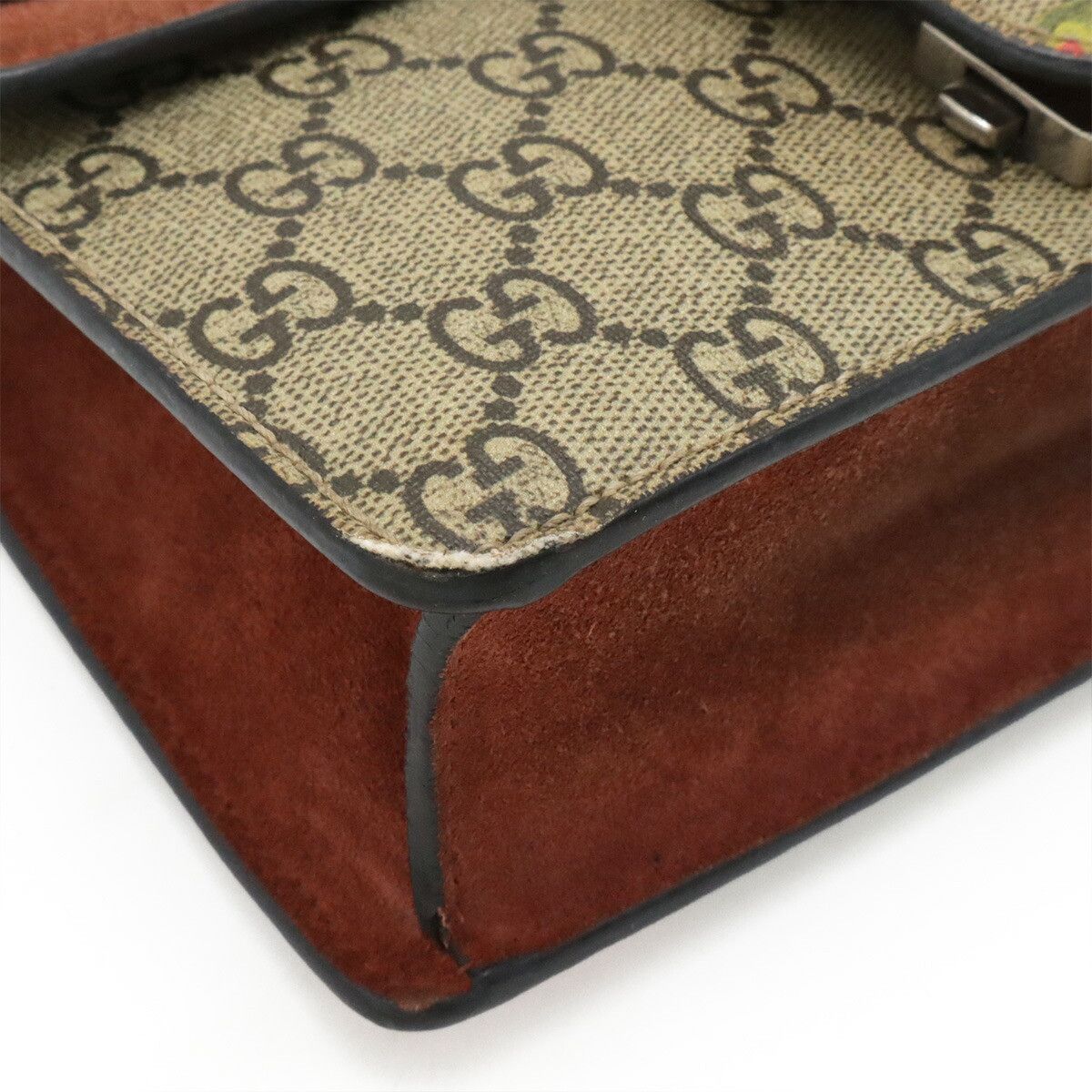 Gucci Gucci Gucci Dionysus GG Blooms Coated Canvas Chain Shoulder Bag Plastic / Synthetic Shoulder Bag 421970 DUTY FREE for USA Size ONE SIZE - 3 Thumbnail