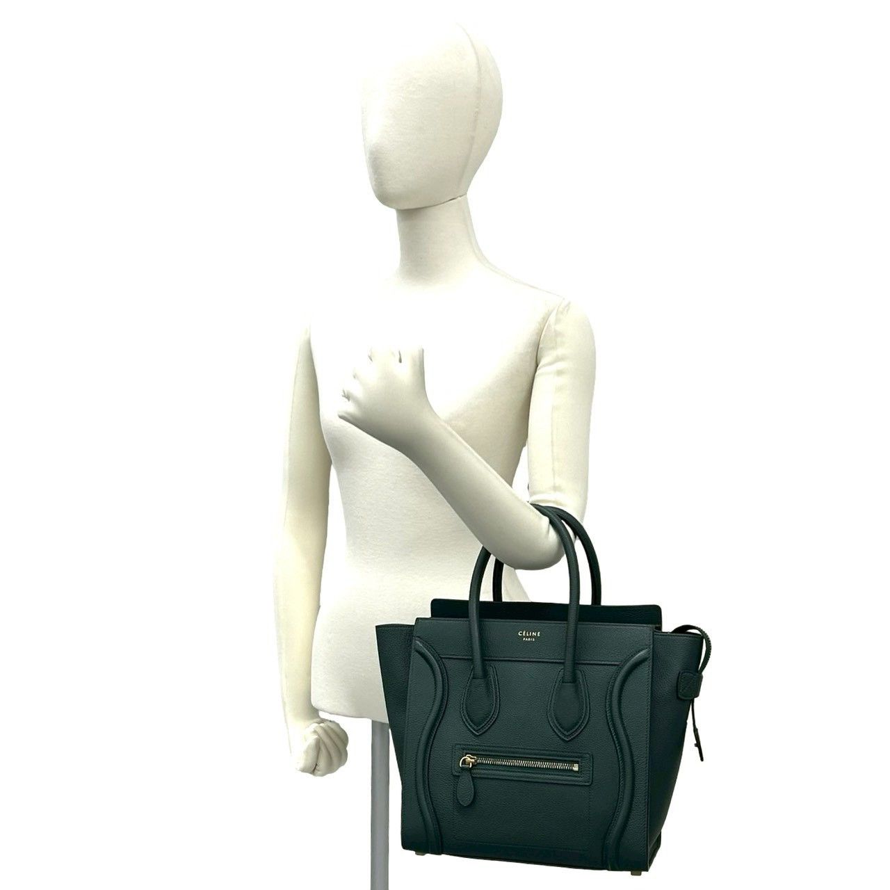 Celine Celine CELINE Luggage Micro Leather Handbag Leather Handbag DUTY FREE for USA Size ONE SIZE - 3 Thumbnail