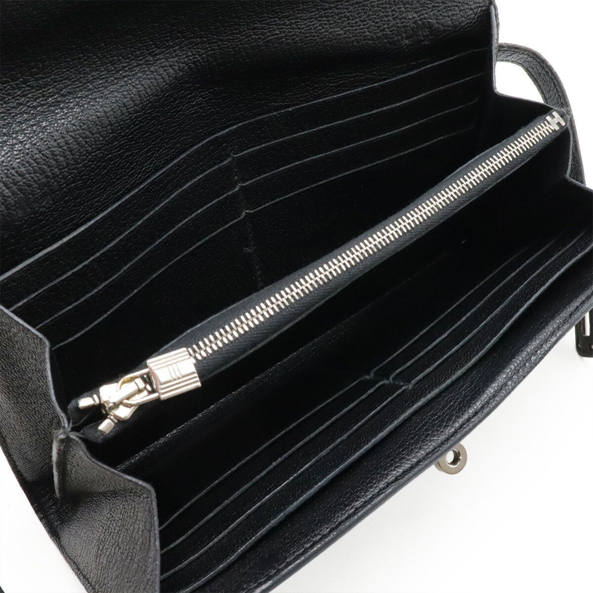 Hermes Hermes Hermes Kelly Wallet Long Chevre Long Wallet Leather Long Wallet Stamp N (2010) DUTY FREE for USA Size ONE SIZE - 5 Thumbnail