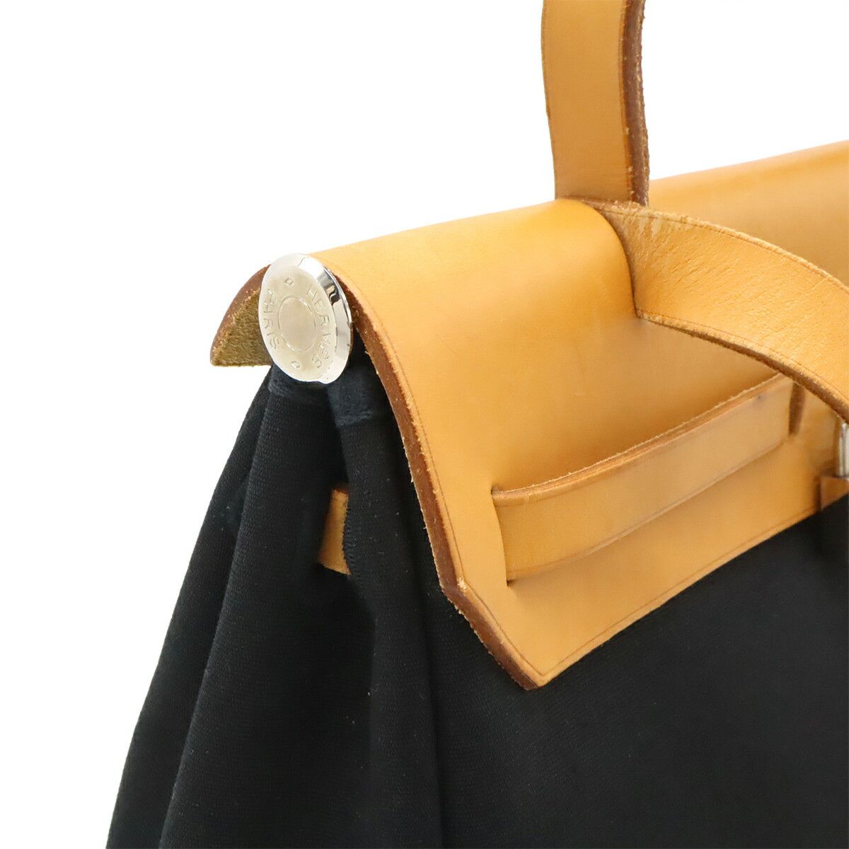 Hermes Hermes Hermes Herbag PM Toile Officer Toile GM Leather 2way bag Textile Handbag G DUTY FREE for USA Size ONE SIZE - 4 Thumbnail