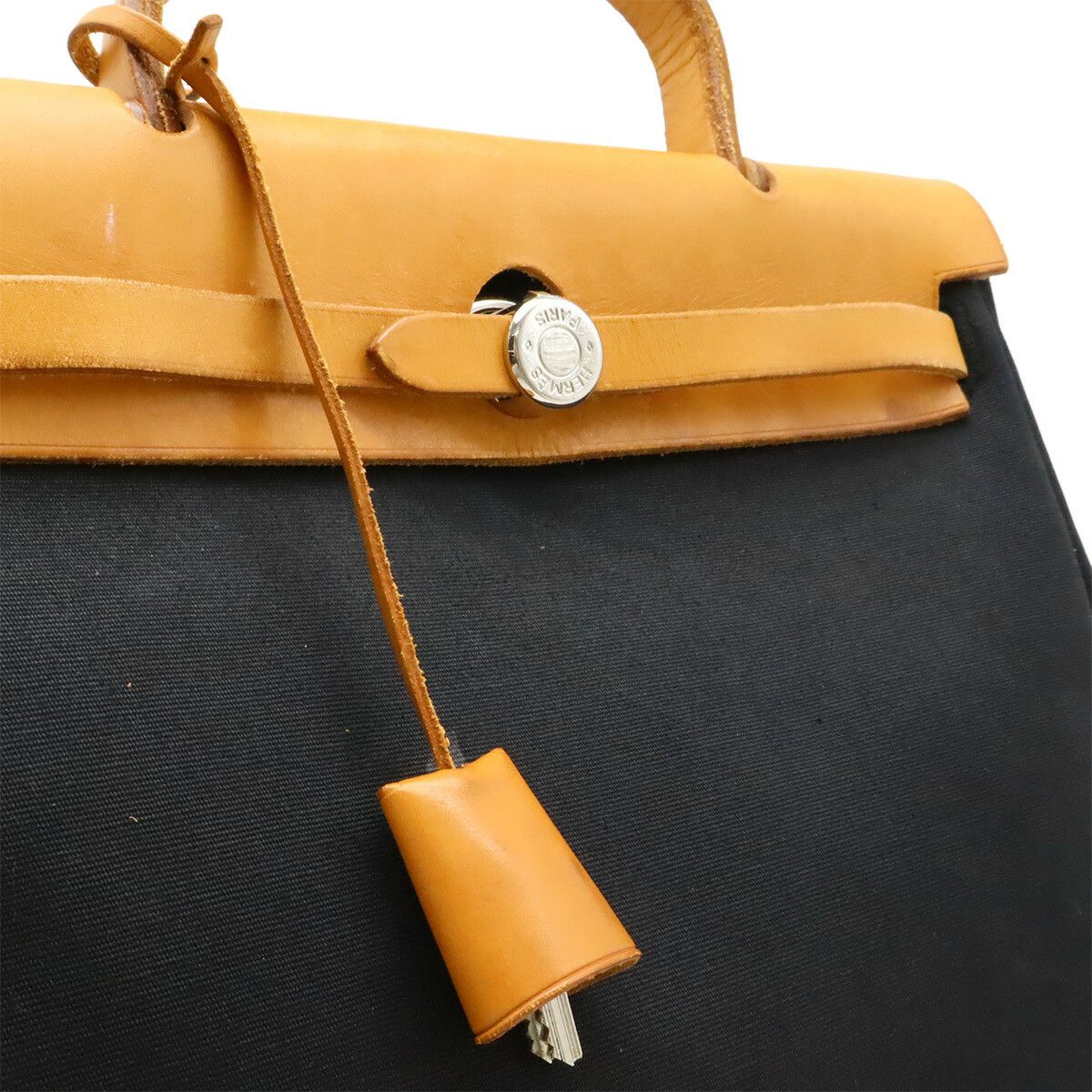 Hermes Hermes Hermes Herbag PM Toile Officer Toile GM Leather 2way bag Textile Handbag G DUTY FREE for USA Size ONE SIZE - 8 Thumbnail
