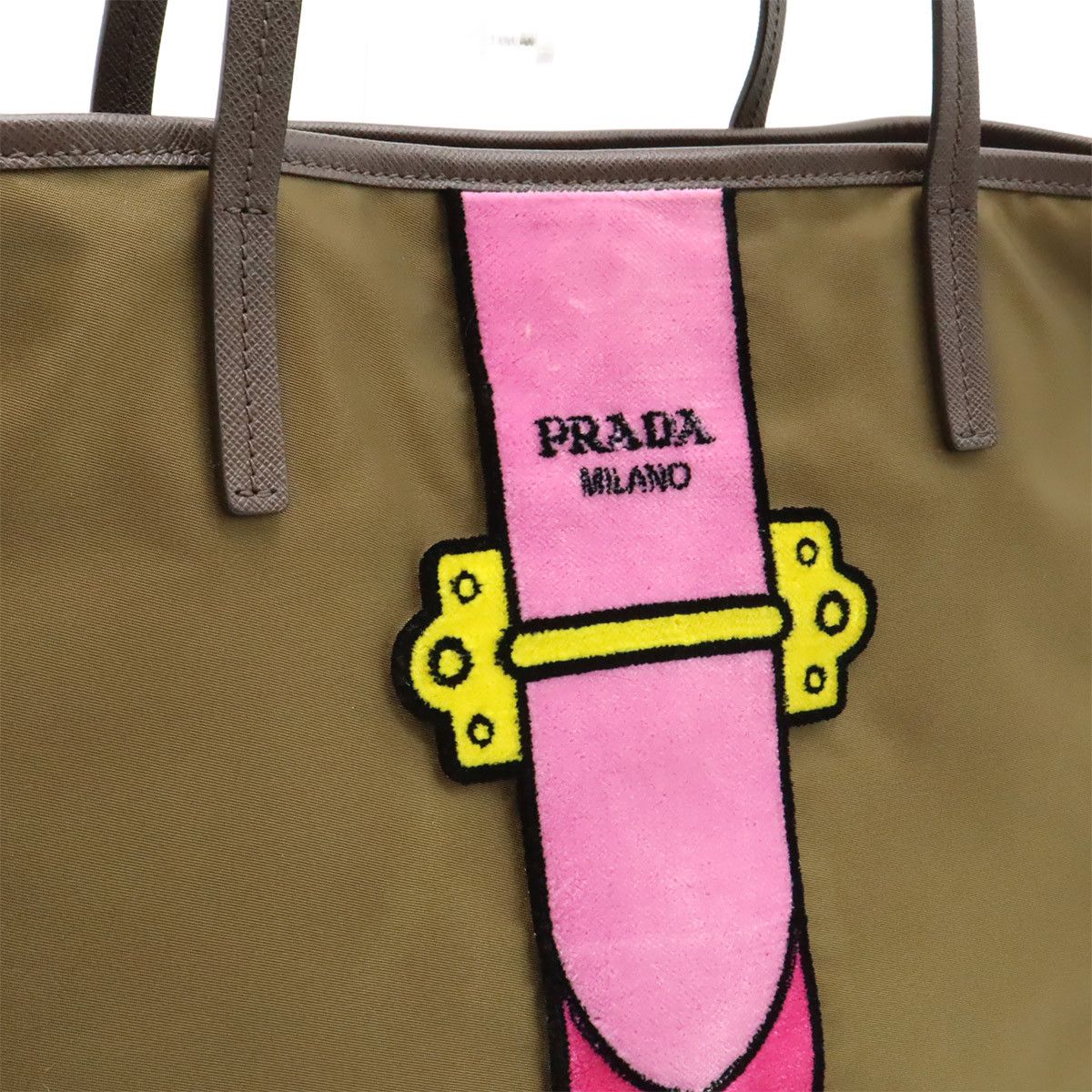 Prada Prada Prada 1BG065 Nylon 2way Tote Bag Textile Tote Bag 1BG065 DUTY FREE for USA Size ONE SIZE - 8 Thumbnail