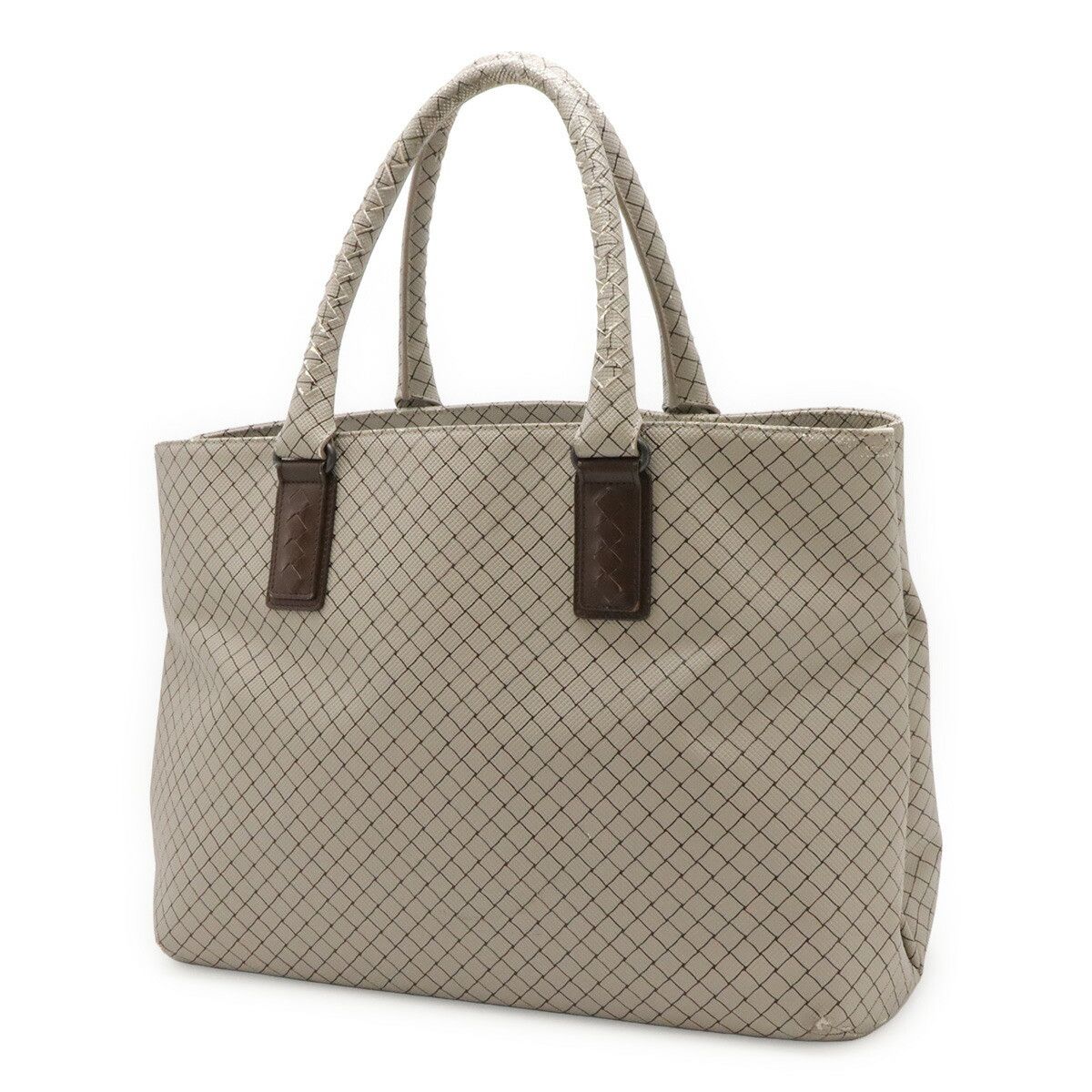Bottega Veneta Bottega Veneta Bottega Veneta Marcopolo Coated Canvas Tote Bag Plastic / Synthetic Tote Bag 222498 DUTY FREE for USA Size ONE SIZE - 2 Thumbnail