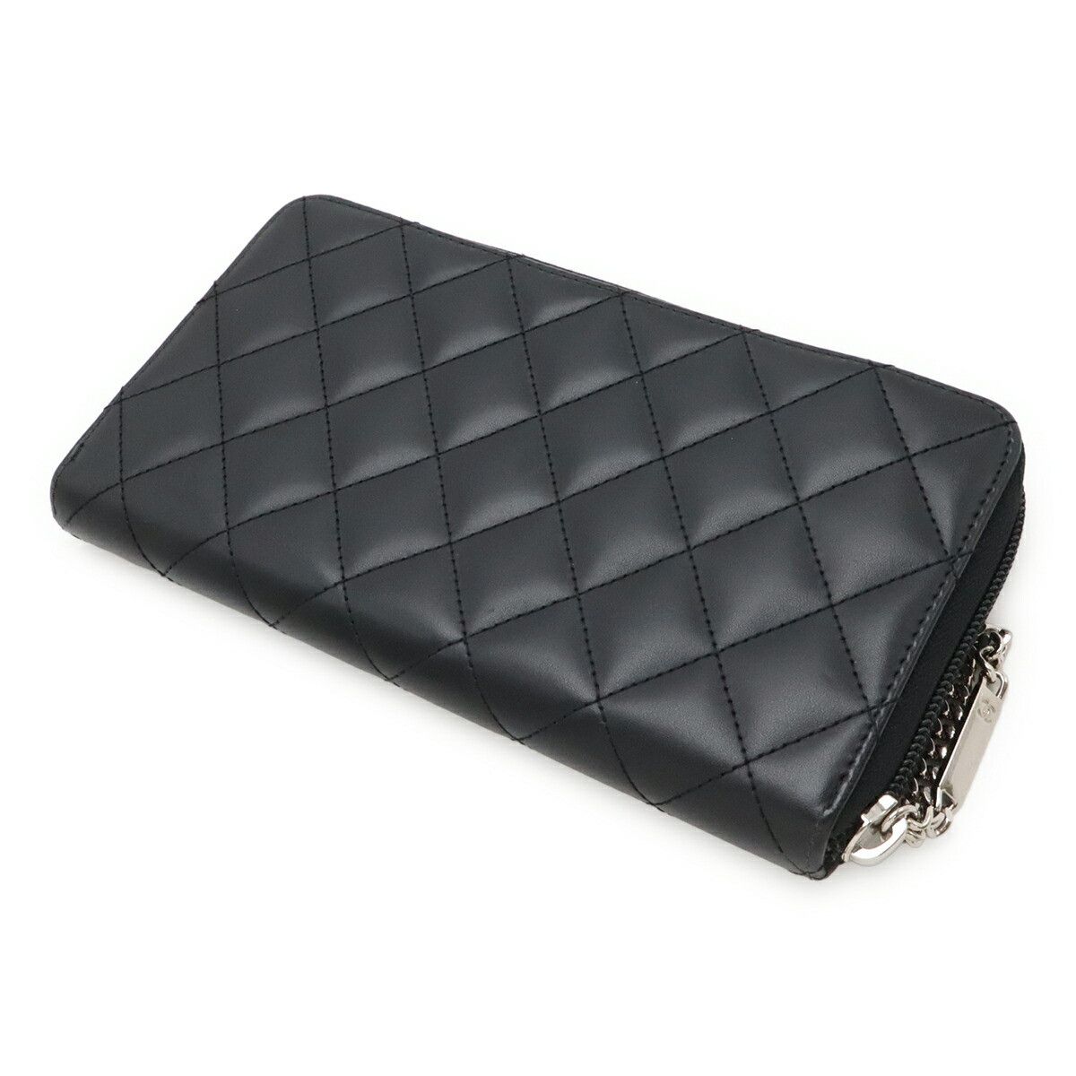 Chanel Chanel Chanel Cambon Line Soft Calf Long Wallet Leather Long Wallet A50078 DUTY FREE for USA Size ONE SIZE - 2 Thumbnail