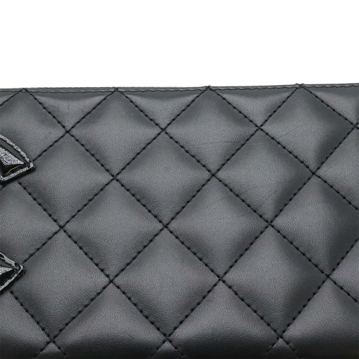 Chanel Chanel Chanel Cambon Line Soft Calf Long Wallet Leather Long Wallet A50078 DUTY FREE for USA Size ONE SIZE - 4 Thumbnail