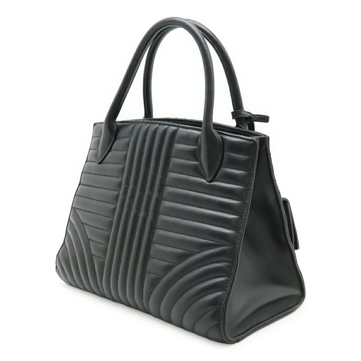 Prada Prada Prada Diagramme Leather Handbag Leather Handbag 1BA156 DUTY FREE for USA Size ONE SIZE - 2 Thumbnail