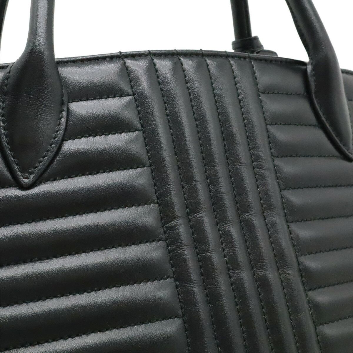 Prada Prada Prada Diagramme Leather Handbag Leather Handbag 1BA156 DUTY FREE for USA Size ONE SIZE - 7 Thumbnail