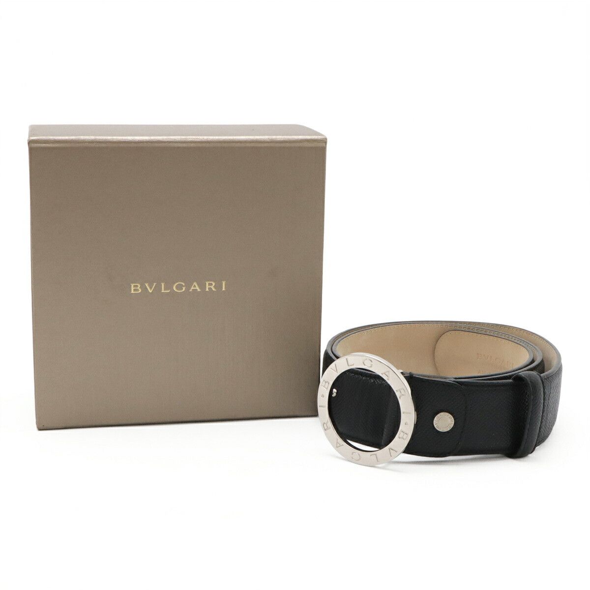 Bvlgari Bvlgari Bvlgari Bvlgari Grain Leather Belt Leather Belt DUTY FREE for USA Size ONE SIZE - 9 Thumbnail