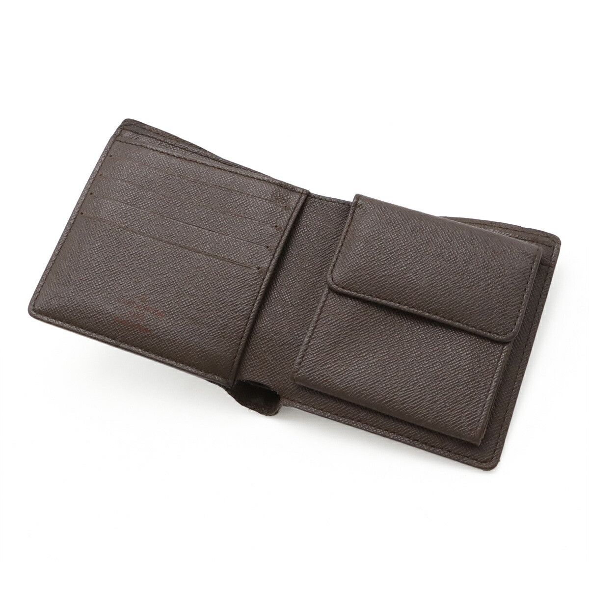 Louis Vuitton Louis Vuitton Louis Vuitton Portefeuille Marco Damier Wallet Textile Short Wallet N61675 DUTY FREE for USA Size ONE SIZE - 5 Thumbnail