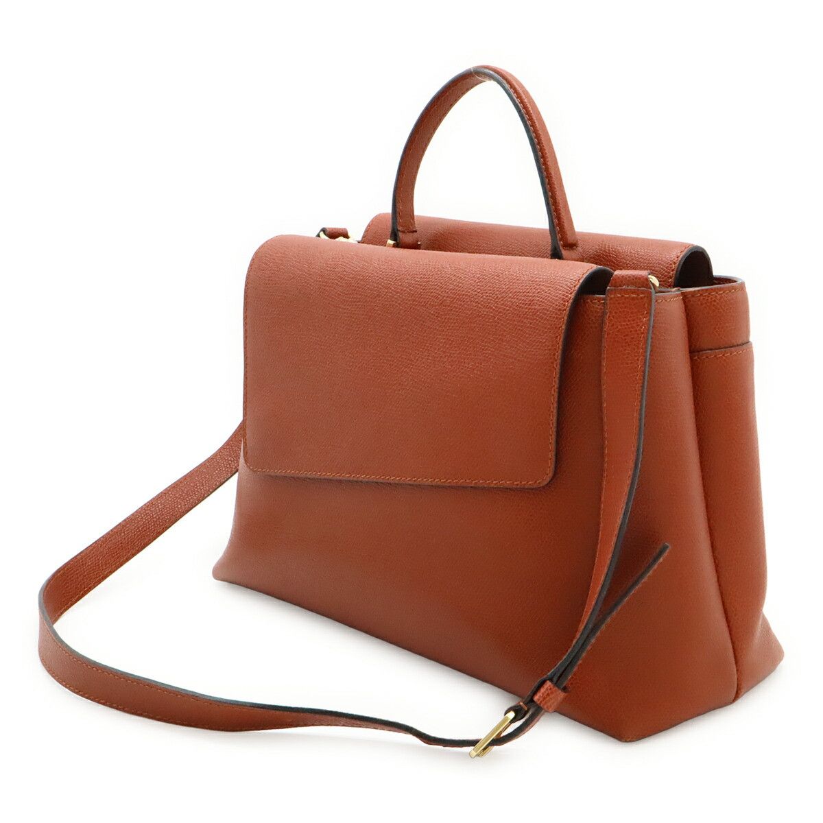 Valextra Valextra Valextra Twist Small Leather 2way Bag Leather Shoulder Bag DUTY FREE for USA Size ONE SIZE - 2 Thumbnail
