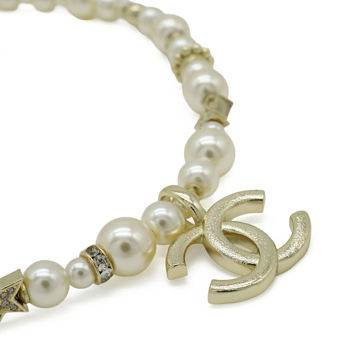 Chanel Chanel Chanel Pearl Choker Necklace Metal Necklace ABB256 DUTY FREE for USA Size ONE SIZE - 5 Thumbnail