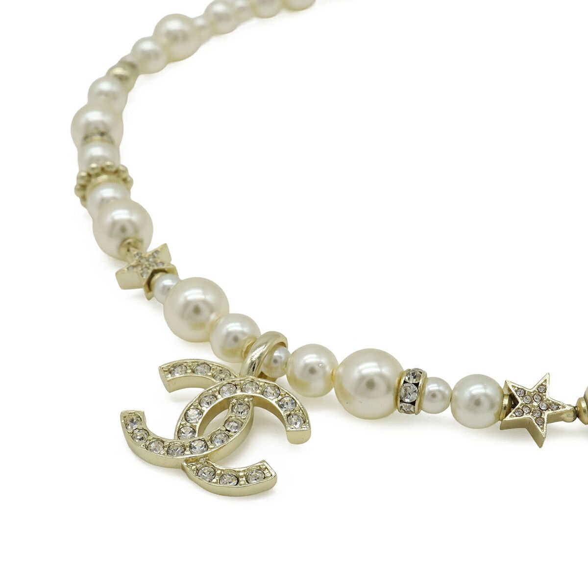 Chanel Chanel Chanel Pearl Choker Necklace Metal Necklace ABB256 DUTY FREE for USA Size ONE SIZE - 3 Thumbnail