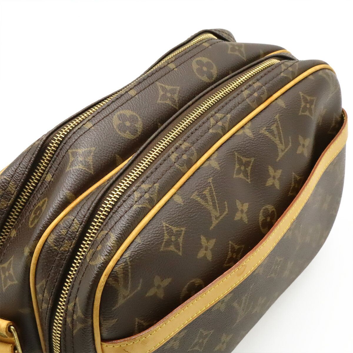 Louis Vuitton Louis Vuitton Louis Vuitton Reporter PM Monogram Shoulder Bag Textile Shoulder Bag M45254 DUTY FREE for USA Size ONE SIZE - 6 Thumbnail