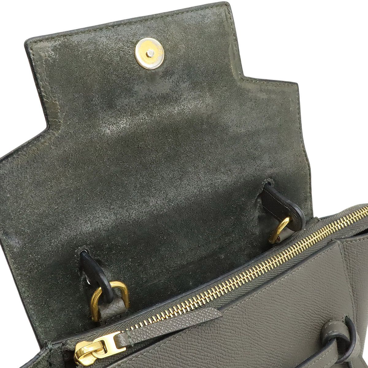 Celine Celine Celine Belt Nano Leather Handbag Leather Crossbody Bag 189003 DUTY FREE for USA Size ONE SIZE - 7 Thumbnail