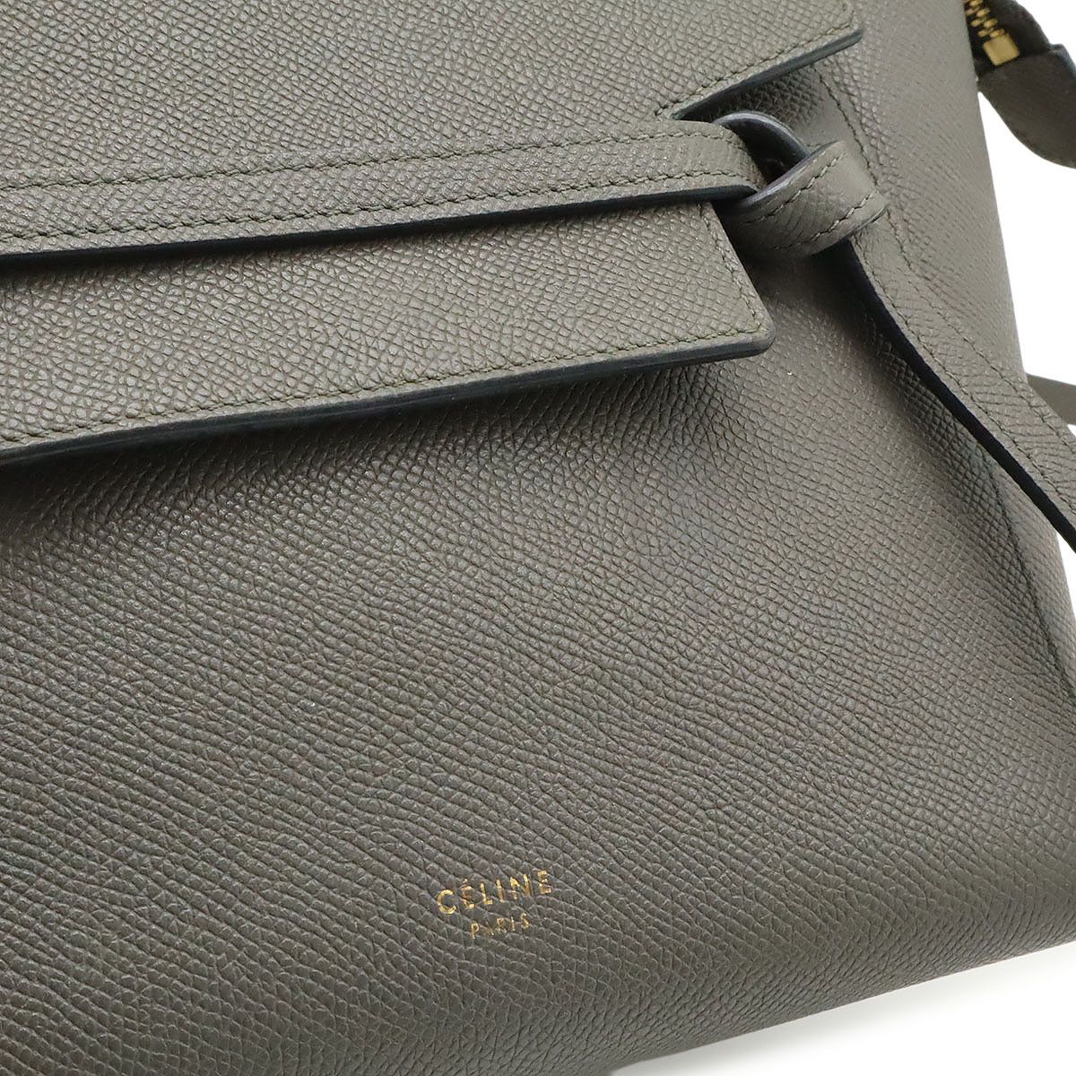 Celine Celine Celine Belt Nano Leather Handbag Leather Crossbody Bag 189003 DUTY FREE for USA Size ONE SIZE - 9 Thumbnail