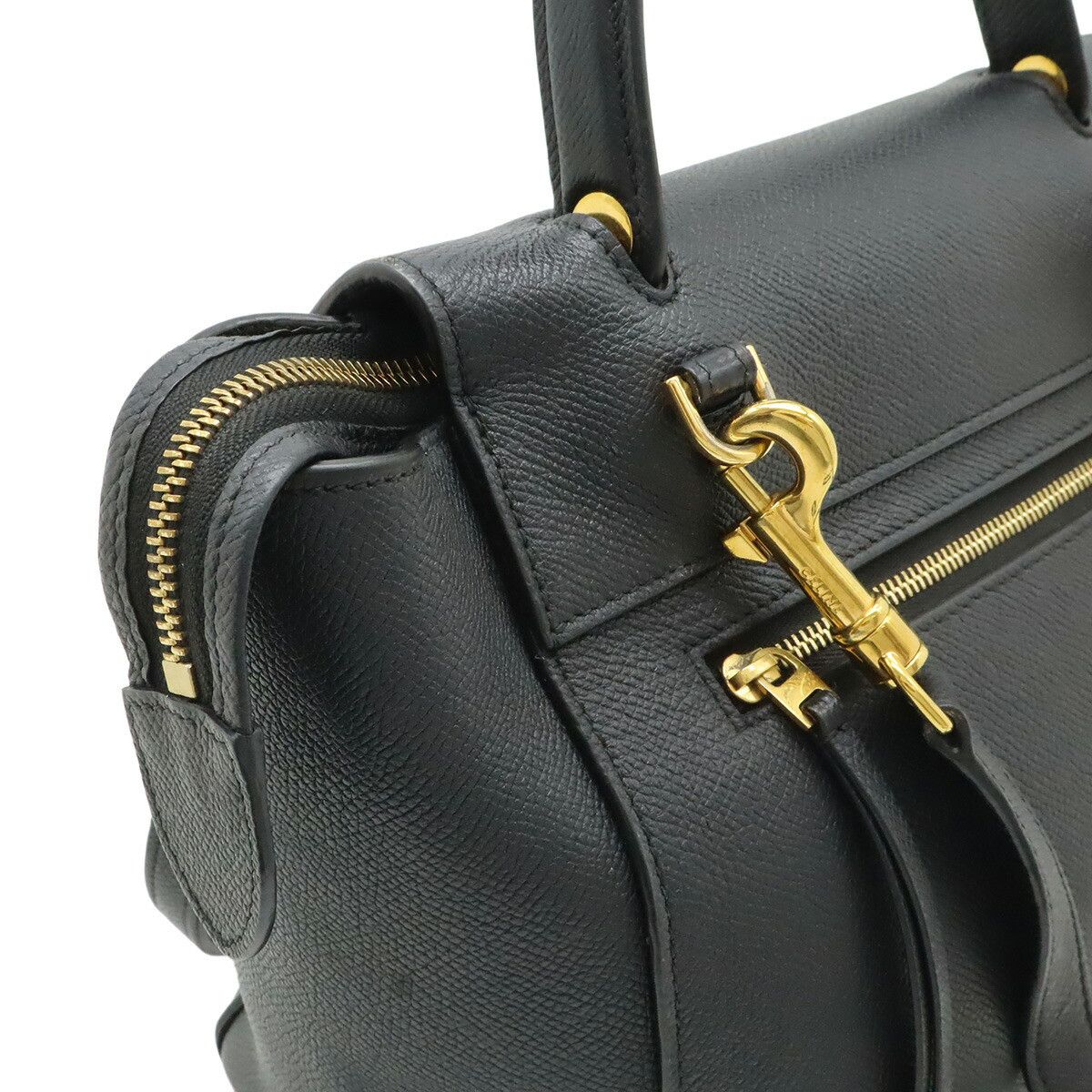 Celine Celine Celine Belt Bag Leather 2way Handbag Leather Handbag 189153 DUTY FREE for USA Size ONE SIZE - 4 Thumbnail