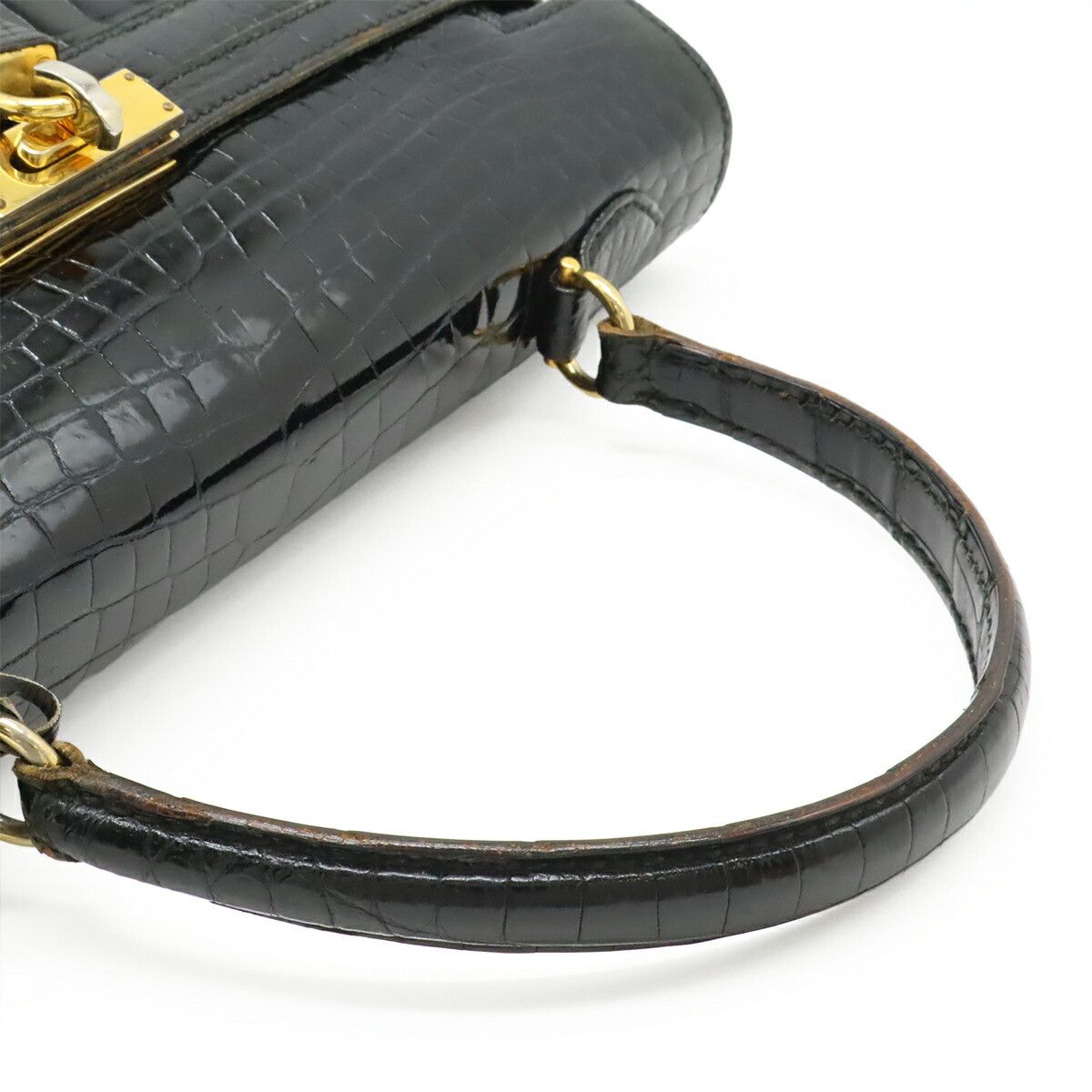 Other Other Morabito Scala28 Crocodile Handbag Leather Handbag DUTY FREE for USA Size ONE SIZE - 4 Thumbnail