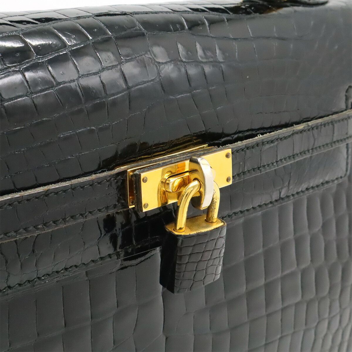 Other Other Morabito Scala28 Crocodile Handbag Leather Handbag DUTY FREE for USA Size ONE SIZE - 8 Thumbnail