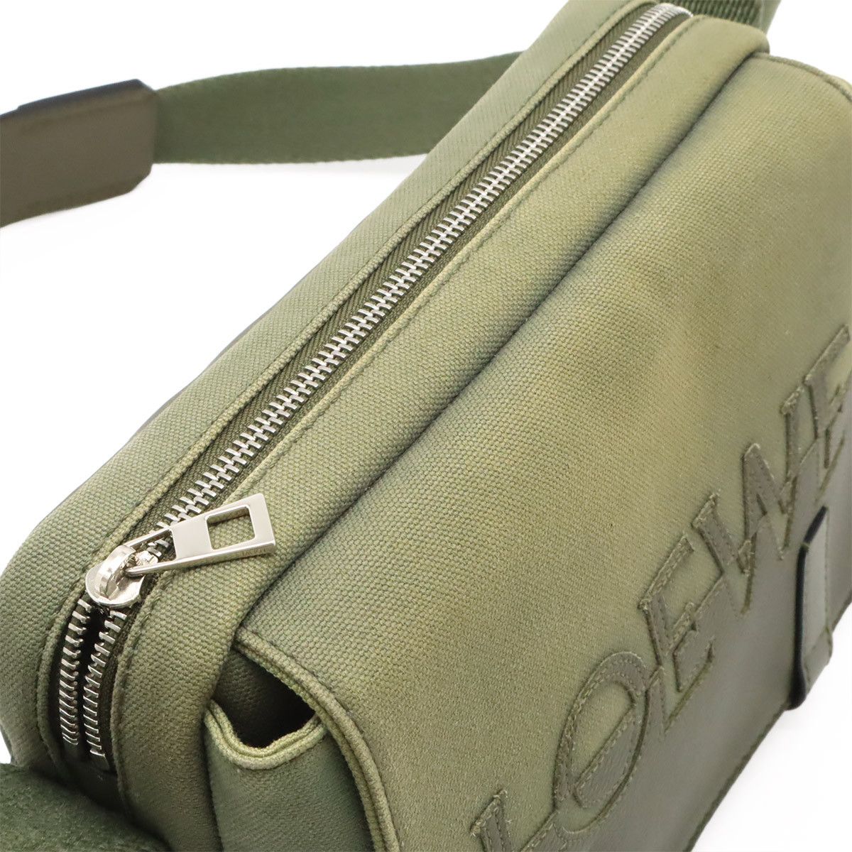 Loewe Loewe Loewe Logo Messenger Bag Textile Shoulder Bag B314A72X01 DUTY FREE for USA Size ONE SIZE - 6 Thumbnail