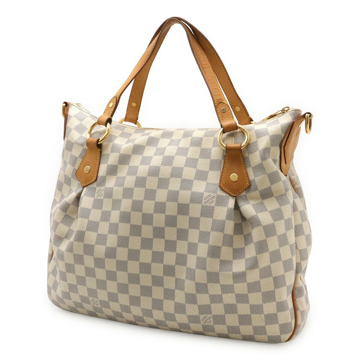 Louis Vuitton Louis Vuitton Louis Vuitton Evora MM Damier Azur Tote Bag Textile Tote Bag N41133 DUTY FREE for USA Size ONE SIZE - 2 Thumbnail
