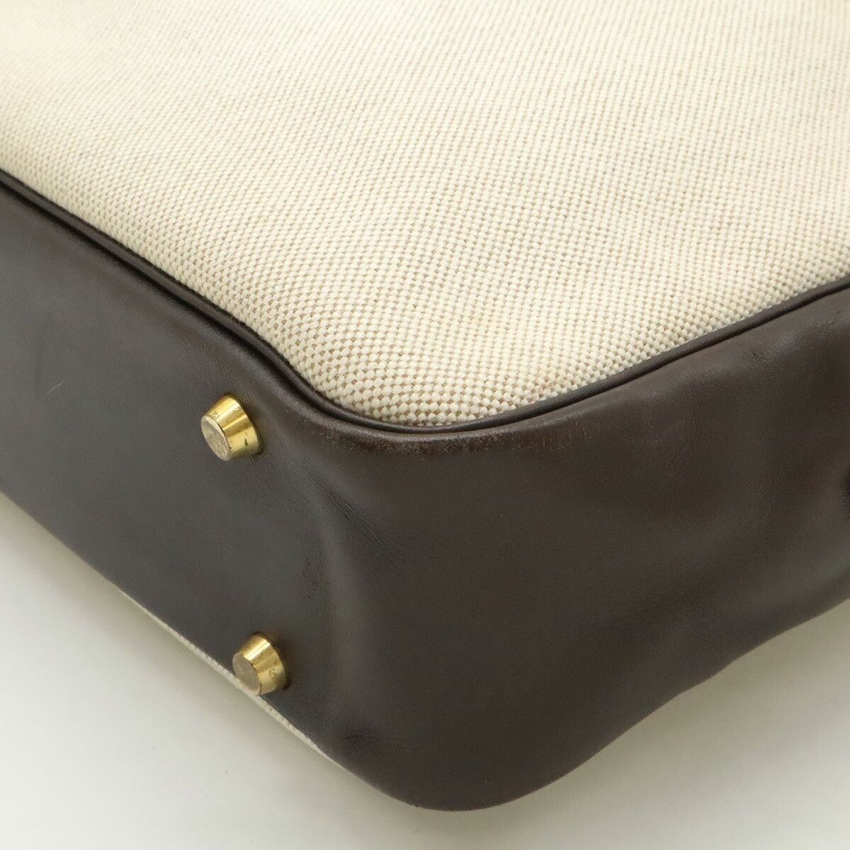 Hermes Hermes Hermes Plume Dog38 Toile H Barenia Leather Briefcase Leather Business Bag F DUTY FREE for USA Size ONE SIZE - 3 Thumbnail