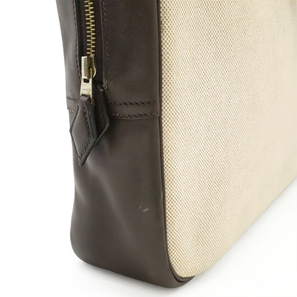 Hermes Hermes Hermes Plume Dog38 Toile H Barenia Leather Briefcase Leather Business Bag F DUTY FREE for USA Size ONE SIZE - 5 Thumbnail