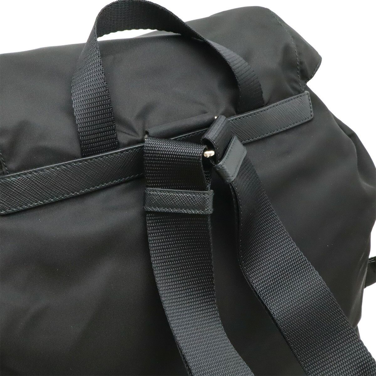 Prada Prada Prada Nylon Leather Backpack Textile Backpack 1BZ811 DUTY FREE for USA Size ONE SIZE - 4 Thumbnail