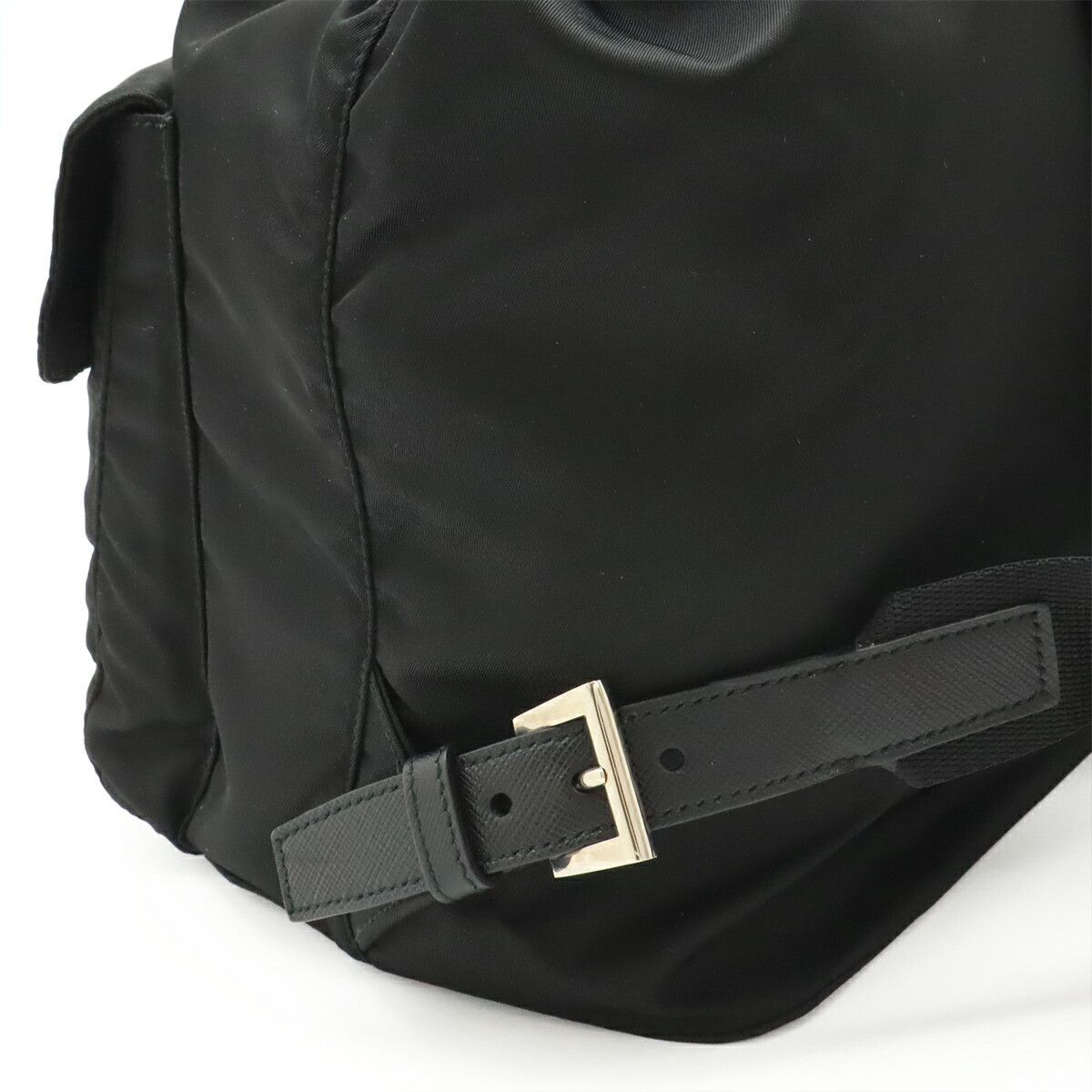Prada Prada Prada Nylon Leather Backpack Textile Backpack 1BZ811 DUTY FREE for USA Size ONE SIZE - 5 Thumbnail