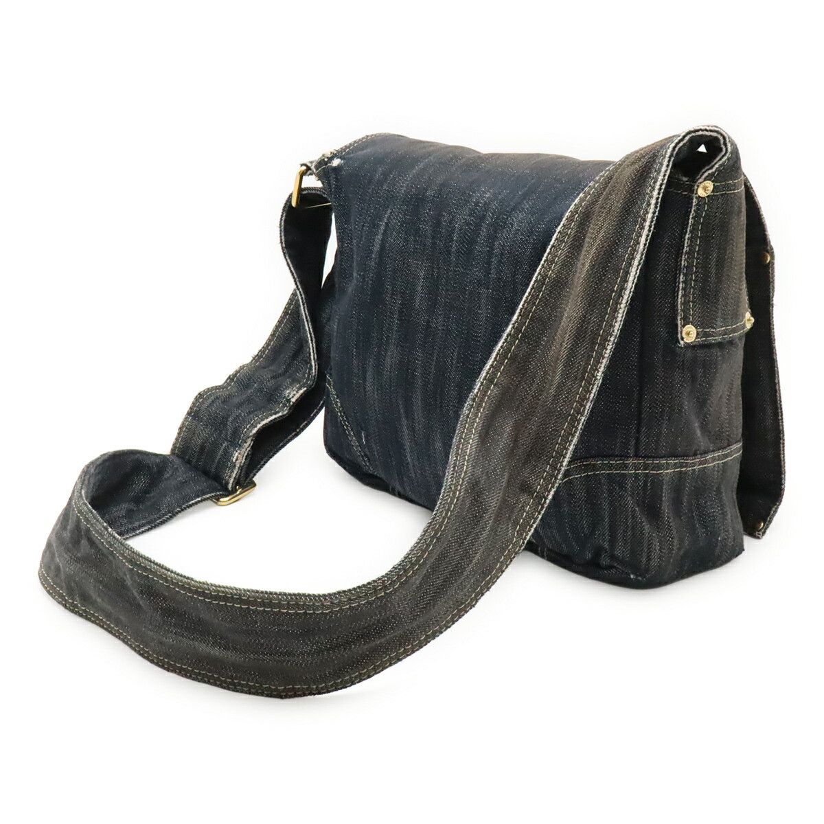 Chanel Chanel Chanel Sparking Denim Shoulder Bag Textile Shoulder Bag A31987 DUTY FREE for USA Size ONE SIZE - 2 Thumbnail