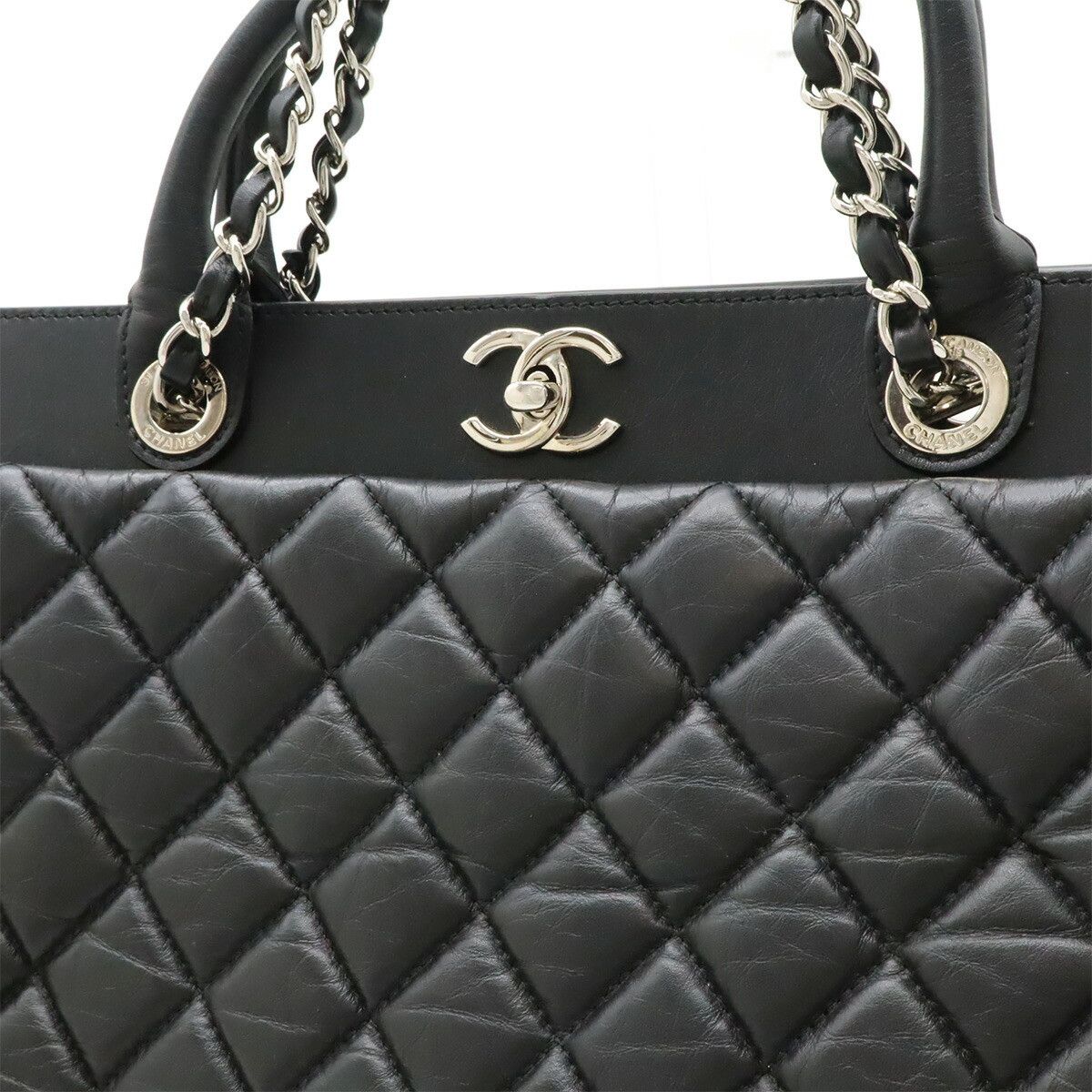 Chanel Chanel Chanel Matelasse Portobello Leather Tote Bag Leather Shoulder Bag A66814 DUTY FREE for USA Size ONE SIZE - 9 Thumbnail