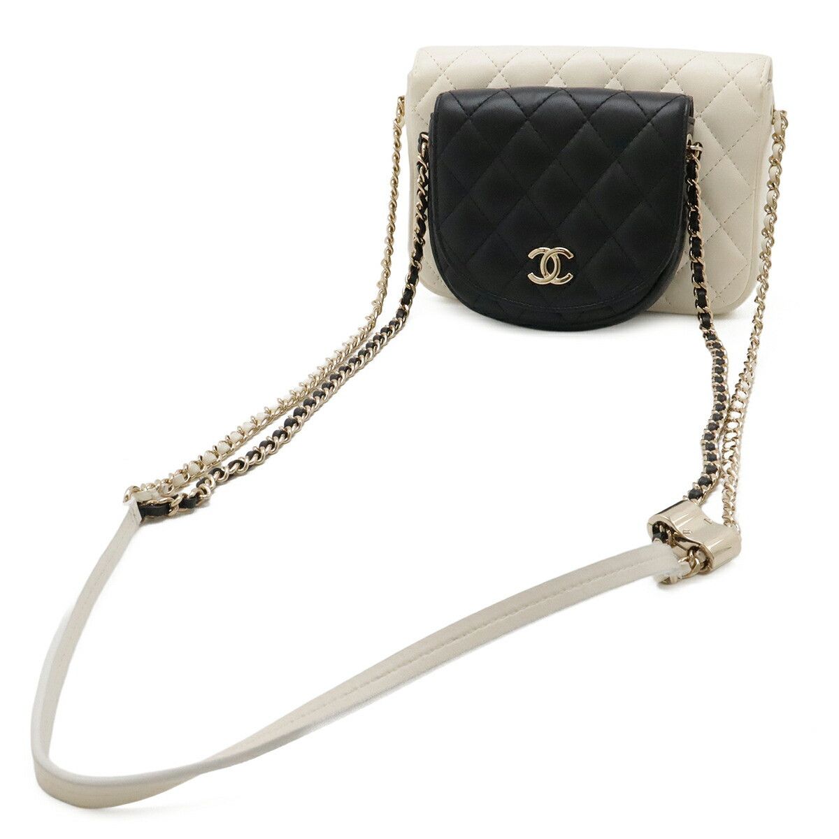 Chanel Chanel Chanel Matelasse Leather Shoulder Bag Leather Shoulder Bag AS0545 DUTY FREE for USA Size ONE SIZE - 2 Thumbnail