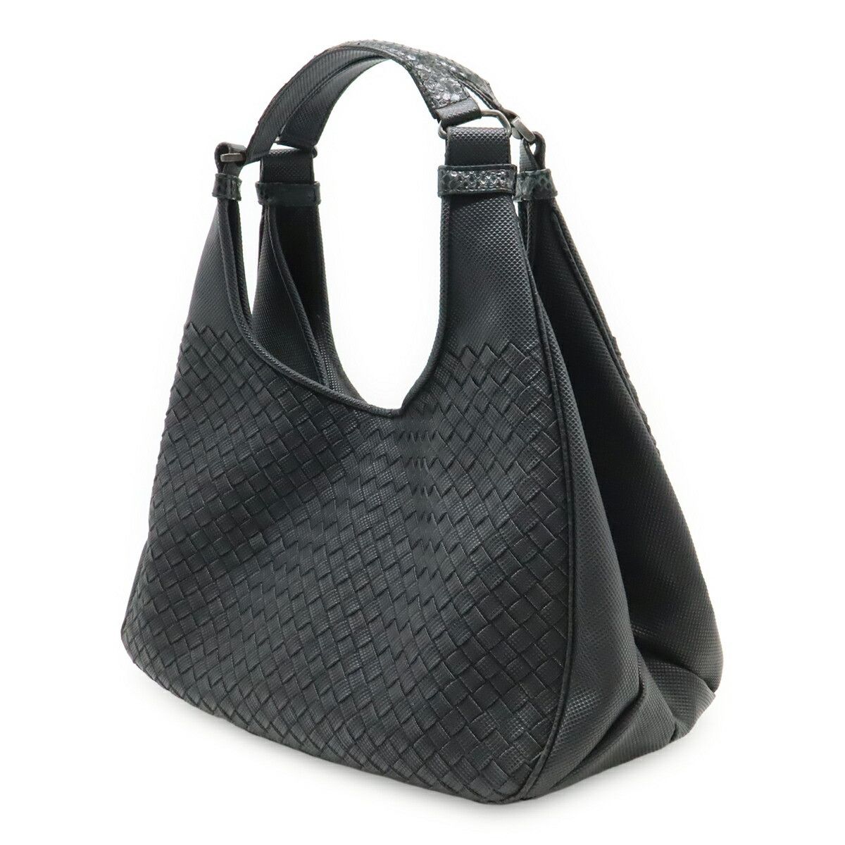 Bottega Veneta Bottega Veneta Bottega Veneta Intrecciato Coated Canvas Python 2way Bag Plastic / Synthetic Shoulder Bag 133159 DUTY FREE for USA Size ONE SIZE - 2 Thumbnail
