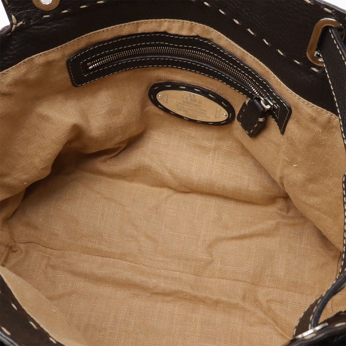 Fendi Fendi Fendi Selleria Leather Handbag Leather Handbag 8BN155 DUTY FREE for USA Size ONE SIZE - 6 Thumbnail