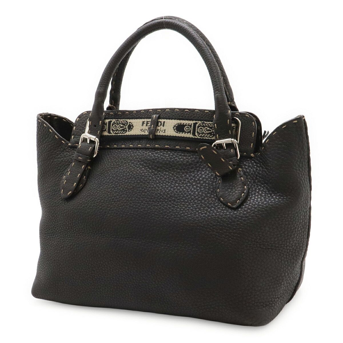 Fendi Fendi Fendi Selleria Leather Handbag Leather Handbag 8BN155 DUTY FREE for USA Size ONE SIZE - 2 Thumbnail