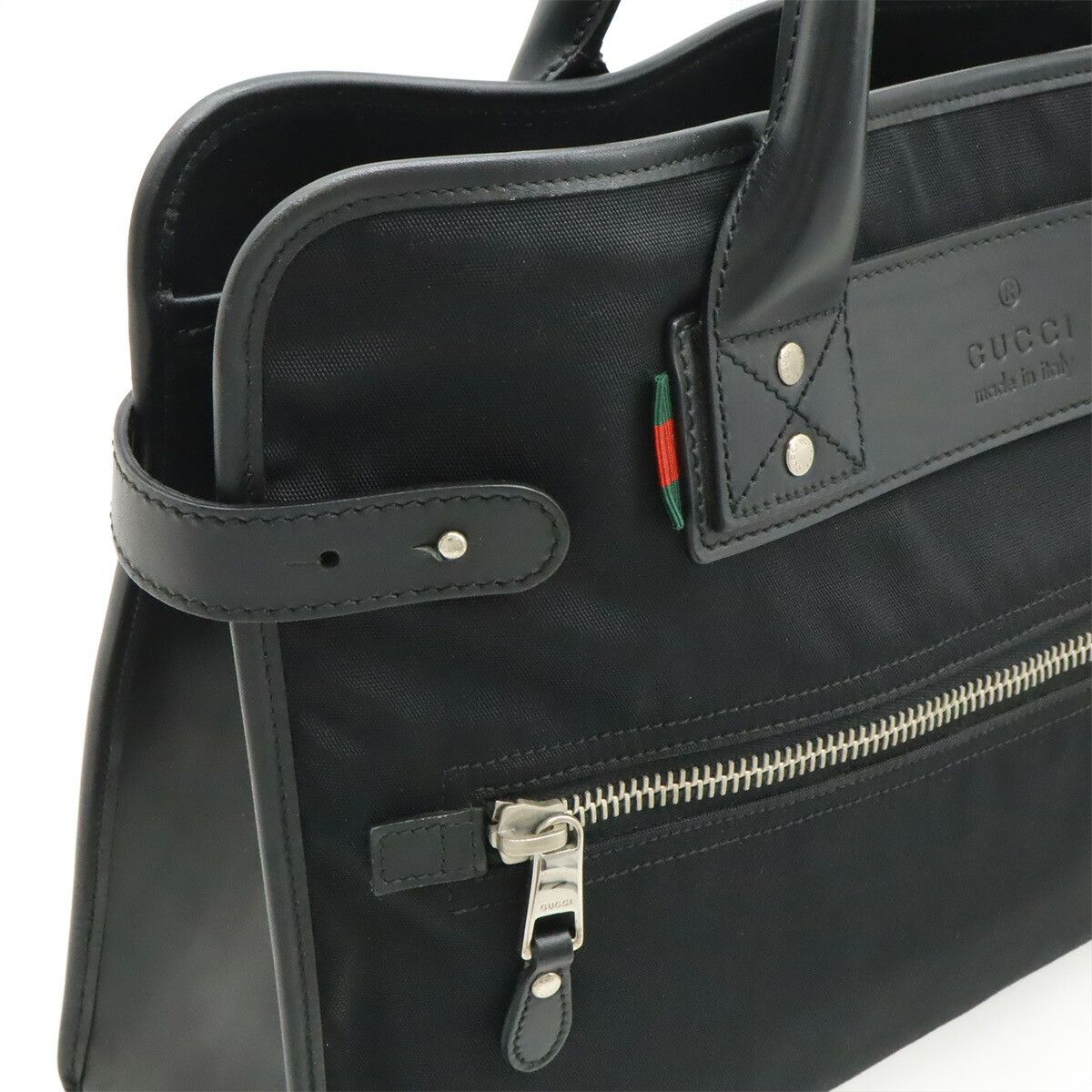 Gucci Gucci Gucci Nylon Canvas Briefcase Textile Business Bag 246410 DUTY FREE for USA Size ONE SIZE - 8 Thumbnail