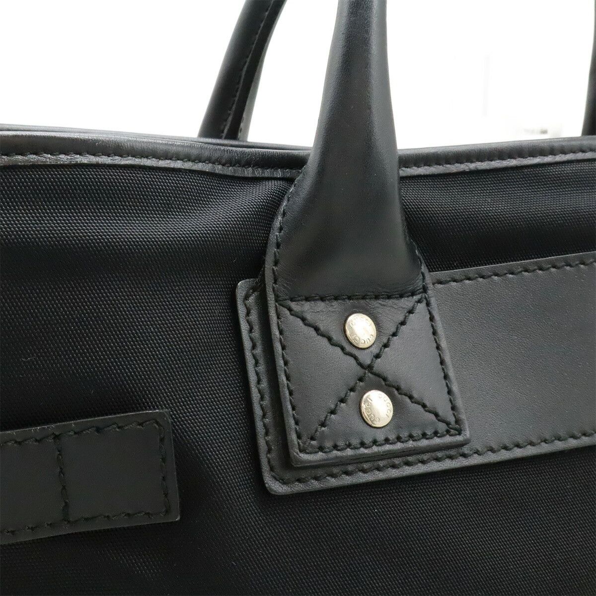 Gucci Gucci Gucci Nylon Canvas Briefcase Textile Business Bag 246410 DUTY FREE for USA Size ONE SIZE - 7 Thumbnail