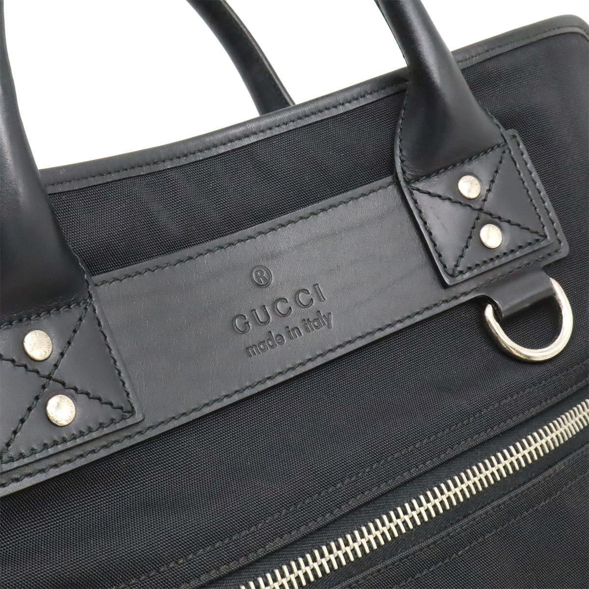 Gucci Gucci Gucci Nylon Canvas Briefcase Textile Business Bag 246410 DUTY FREE for USA Size ONE SIZE - 9 Thumbnail
