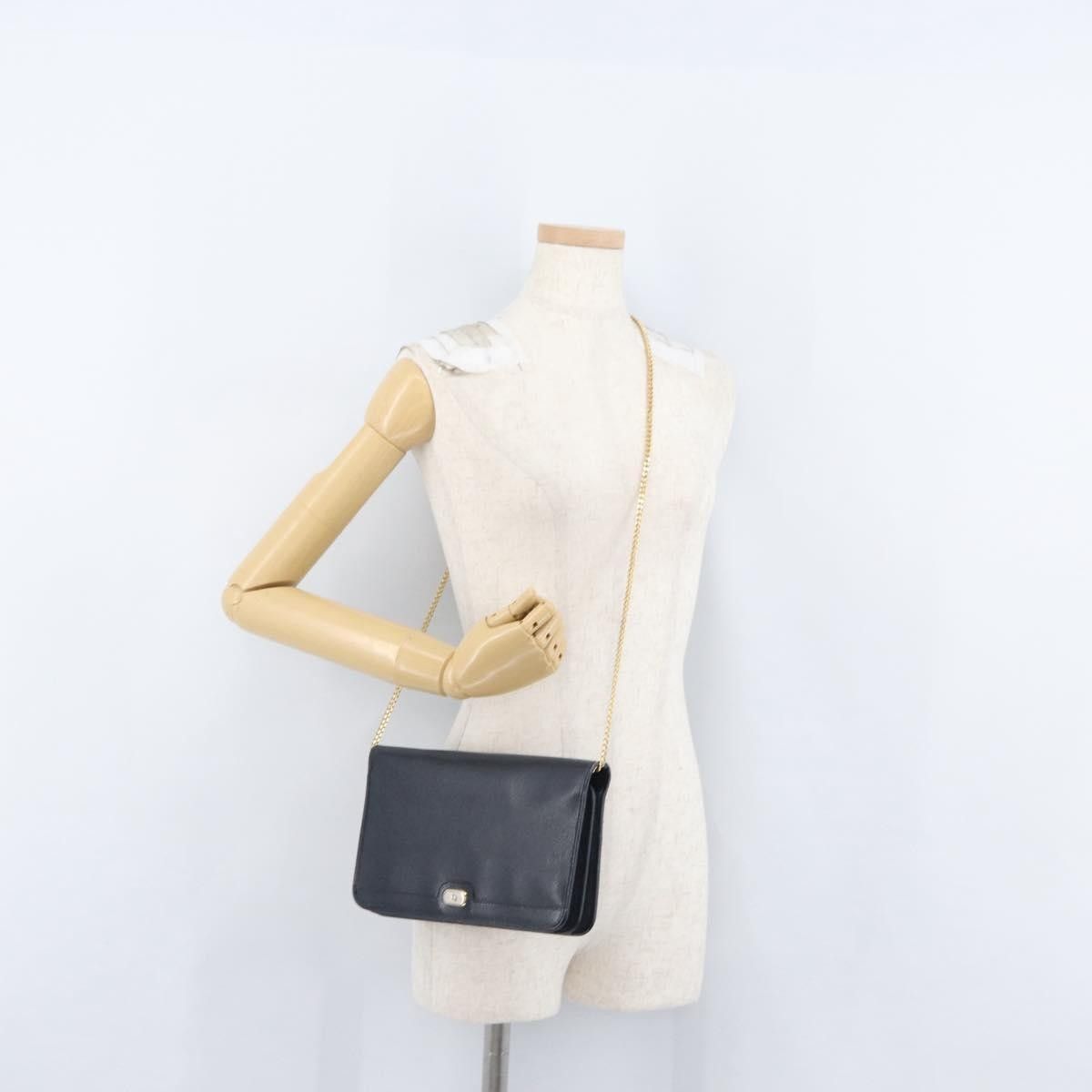 Dior Christian Dior Vintage Chain Flap Leather Size ONE SIZE - 12 Thumbnail